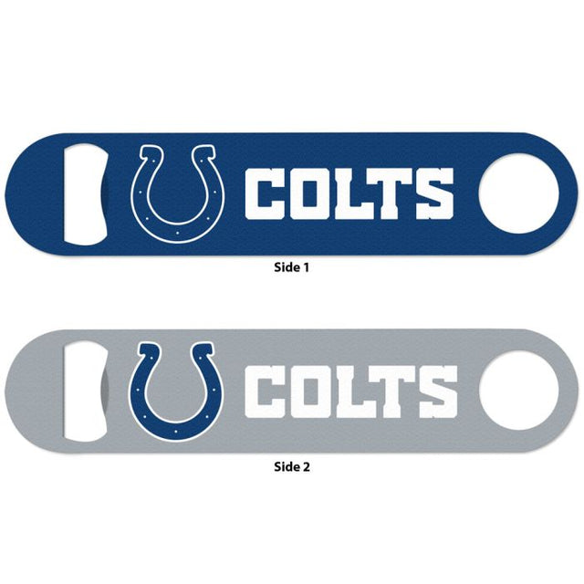 Abridor de botellas de metal de dos lados de los Indianapolis Colts