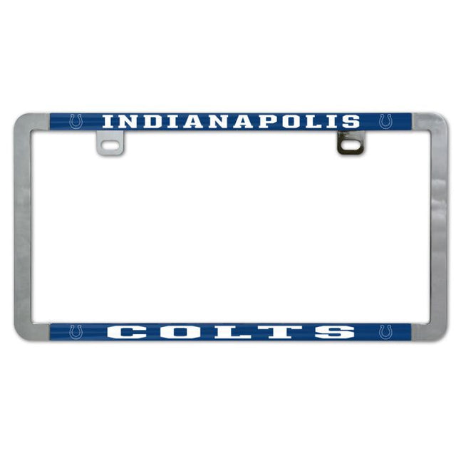 Indianapolis Colts Metal Lic. Plate Frame Slim