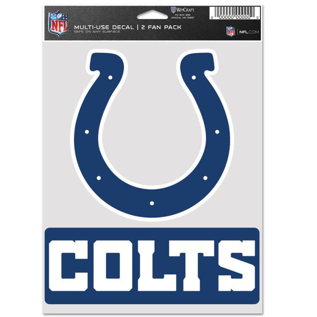 Paquete multiusos para dos aficionados de los Indianapolis Colts