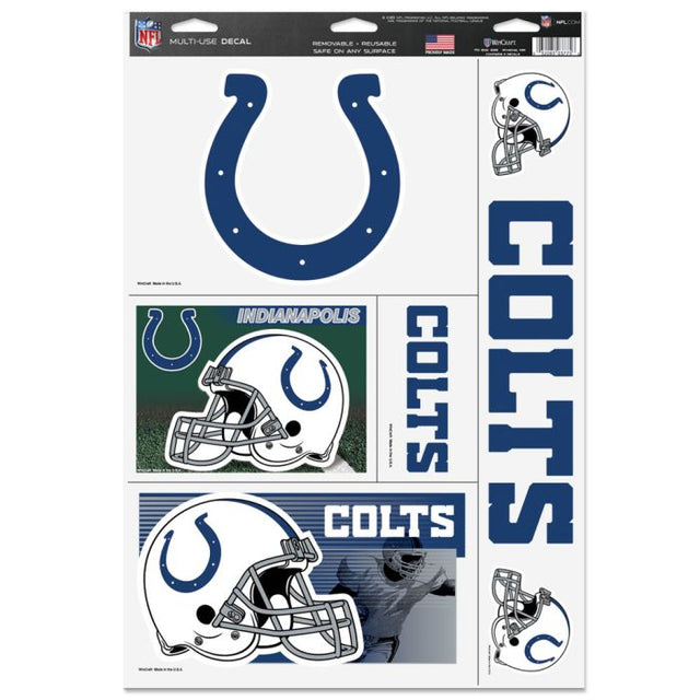 Indianapolis Colts Multi Use Decal 11" x 17"