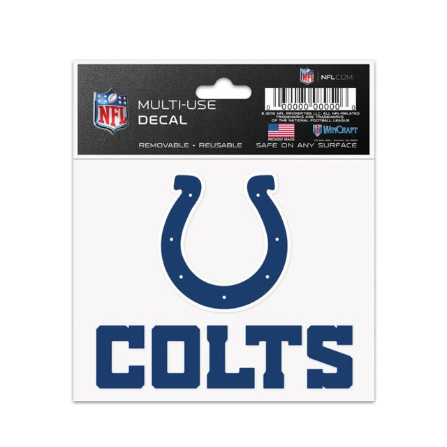 Indianapolis Colts Multi-Use Decal 3" x 4"