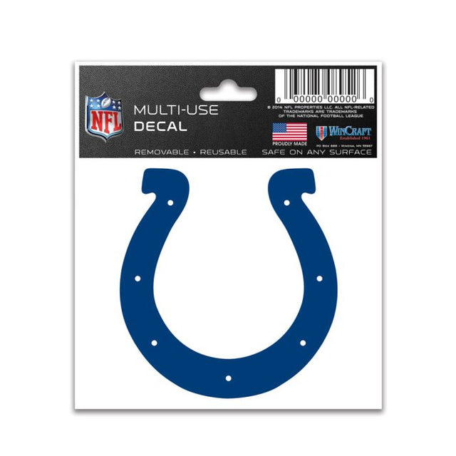 Calcomanía multiusos de los Indianapolis Colts de 3" x 4"