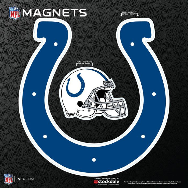 Imanes para exteriores de los Indianapolis Colts, 12" x 12"