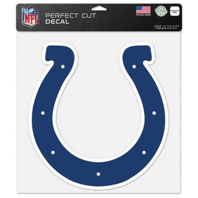 Calcomanía de color de corte perfecto de los Indianapolis Colts de 12" x 12"