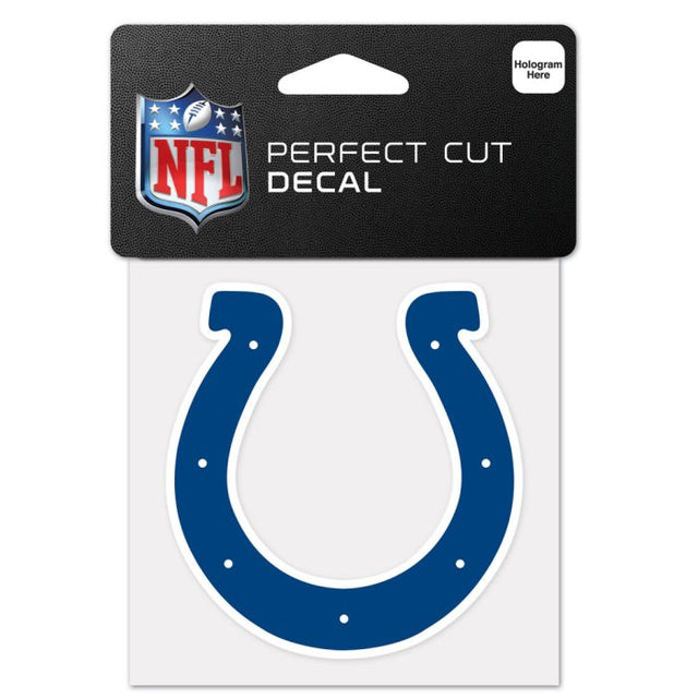 Calcomanía de color de corte perfecto de los Indianapolis Colts de 4" x 4"