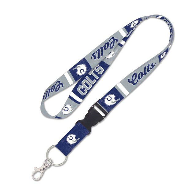 Cordón retro de los Indianapolis Colts con hebilla desmontable de 1"