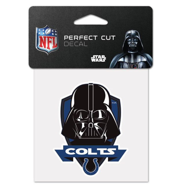 Indianapolis Colts / Star Wars Darth Vader Perfect Cut Color Decal 4" x 4"