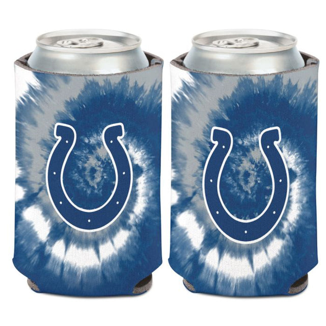 Enfriador de lata con teñido anudado de los Indianapolis Colts de 12 oz.