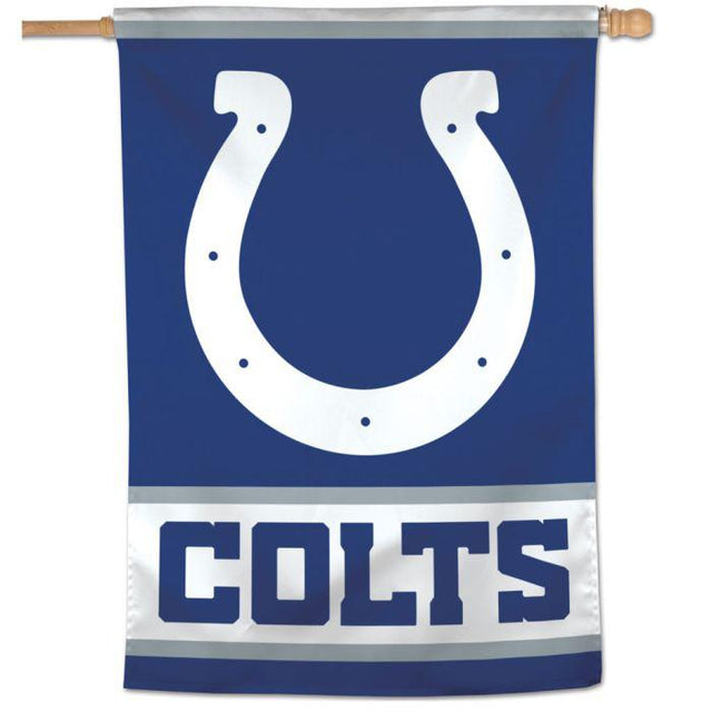 Bandera vertical de los Indianapolis Colts de 28" x 40"