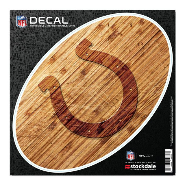 Calcomanía para todo tipo de superficies de madera de los Indianapolis Colts, 6" x 6"