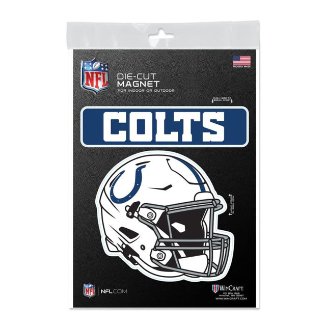 Imanes para exteriores con el logo/casco de los Indianapolis Colts, 5" x 7"