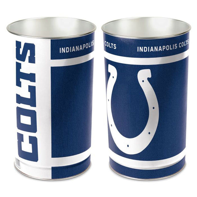 Indianapolis Colts Wastebasket - tapered 15"H