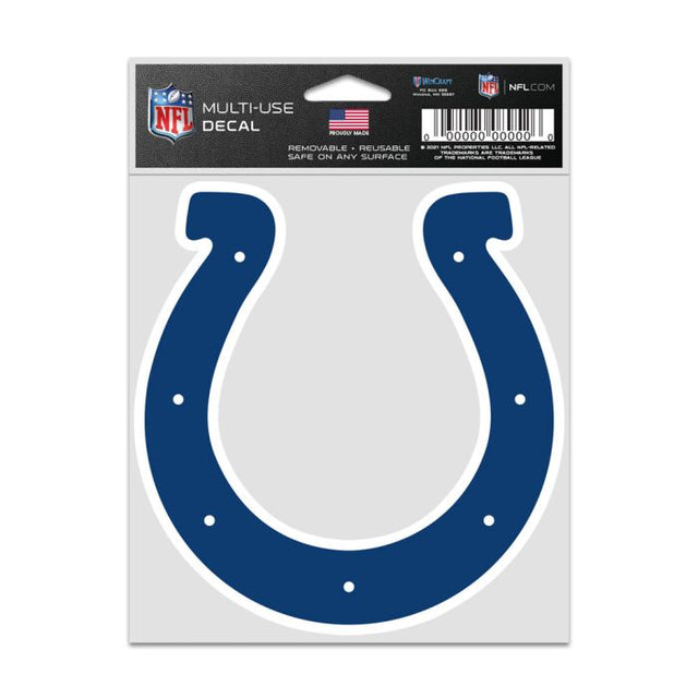 Calcomanías para fanáticos con el logotipo de los Indianapolis Colts de 3,75" x 5"