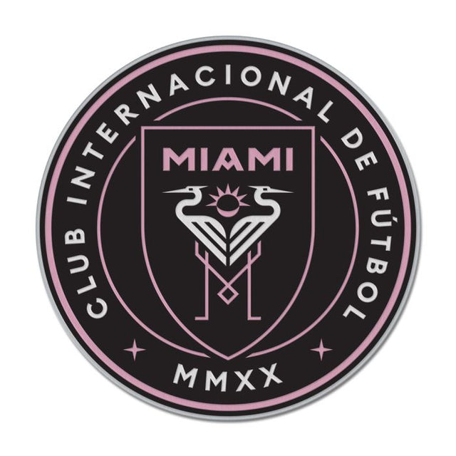 Tarjeta de joyería con pin esmaltado de colección del Inter Miami CF