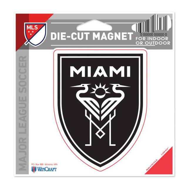 Imán troquelado del Inter de Miami CF de 4,5" x 6"