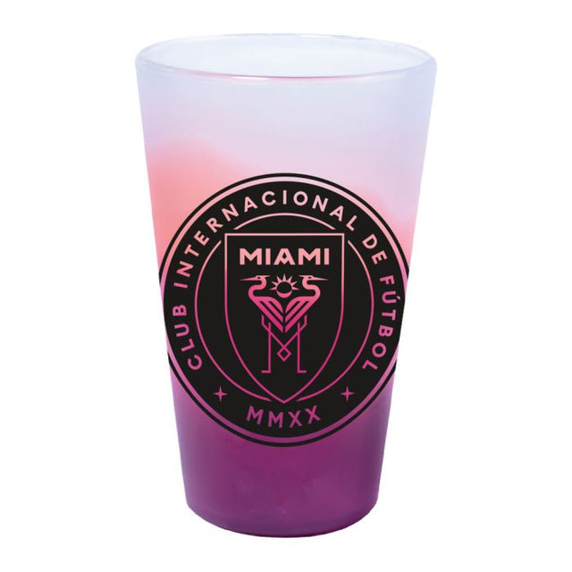 Vaso de pinta de silicona de 16 oz con el logo del Inter Miami CF Fashion