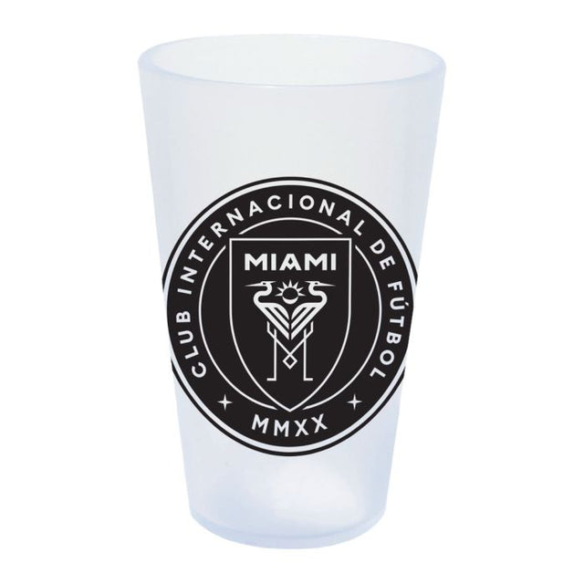 Vaso de pinta de silicona de 16 oz con forma de carámbano del Inter Miami CF