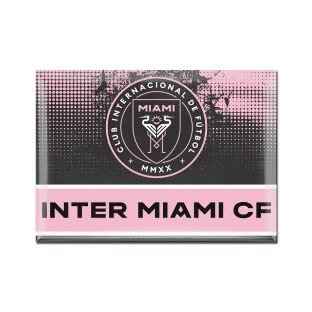 Imán metálico del Inter de Miami CF de 2,5" x 3,5"