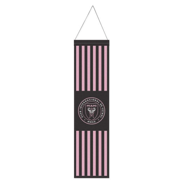 Bandera de lana del Inter Miami CF de 8" x 32"