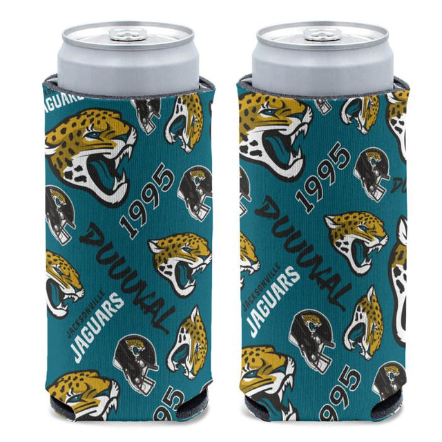 Enfriador de latas delgado de 12 oz de Jacksonville Jaguars