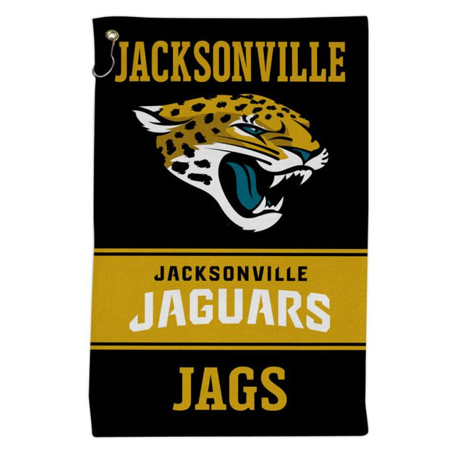 Toalla deportiva de 16 x 25 de los Jacksonville Jaguars