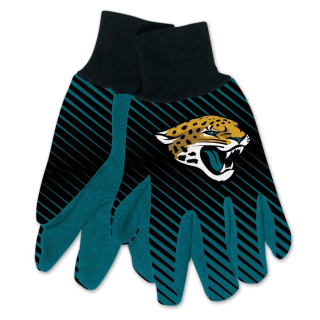 Guantes de dos tonos para adultos de los Jacksonville Jaguars