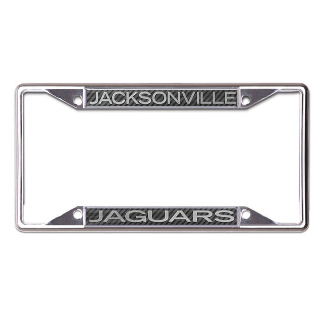 Jacksonville Jaguars CARBON Lic Plt Frame S/S Printed