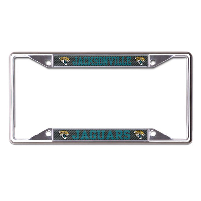 Jacksonville Jaguars CARBON Lic Plt Frame S/S Printed