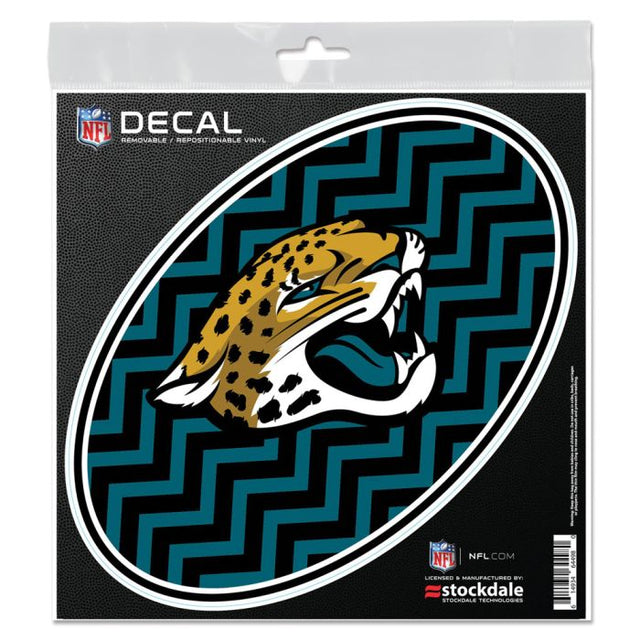 Calcomanía para todo tipo de superficies CHEVRON de Jacksonville Jaguars, 6" x 6"