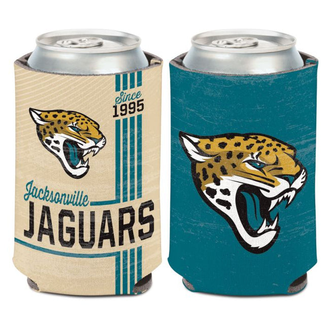 Enfriador de lata vintage con logotipo clásico de Jacksonville Jaguars, 12 oz.