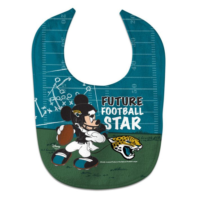 Babero para bebé All Pro de Jacksonville Jaguars / Disney Mickey Mouse