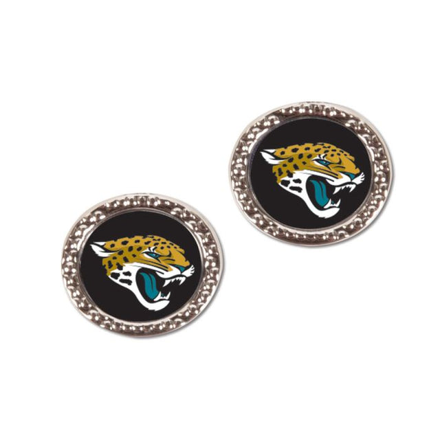 Pendientes de los Jacksonville Jaguars en forma de corazón