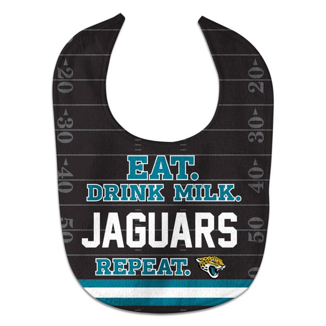 Babero para bebé All Pro Eat Drink Milk de los Jacksonville Jaguars