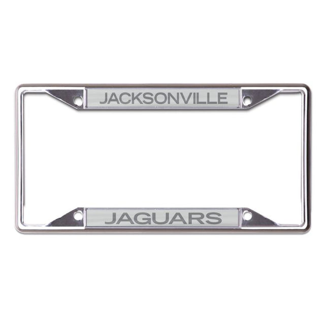 Jacksonville Jaguars FROSTED Lic Plt Frame S/S Printed