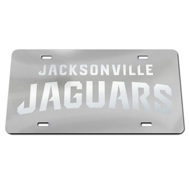 Matrícula especial acrílica esmerilada de los Jacksonville Jaguars