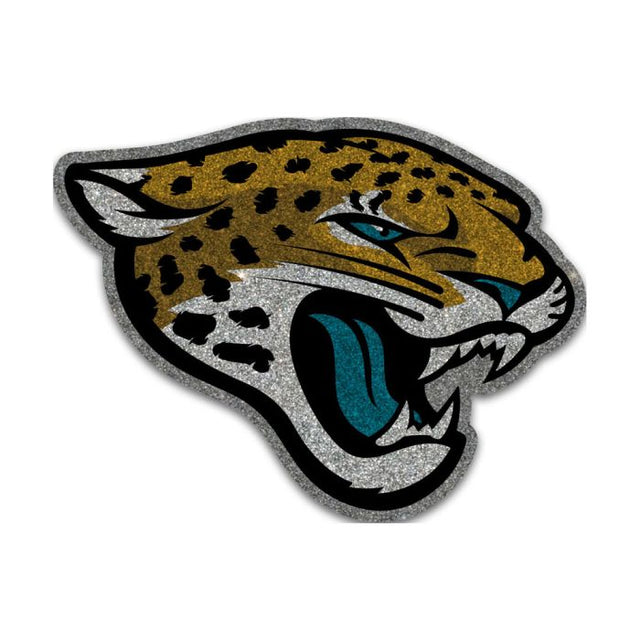 Jacksonville Jaguars GLITTER LOGO Acrylic Auto Emblem