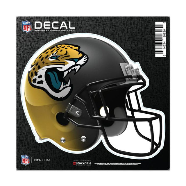 Calcomanía para todo tipo de superficies de los Jacksonville Jaguars, 6" x 6"