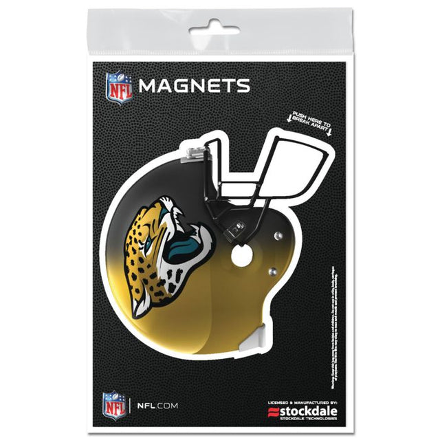 Imanes para exteriores con el logo de los Jacksonville Jaguars, 3" x 5"