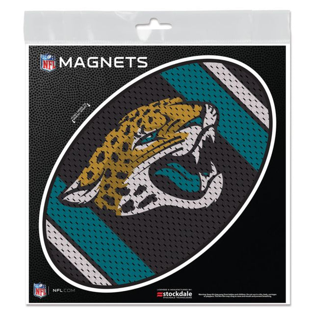 Imanes para exteriores con la camiseta de los Jacksonville Jaguars, 6" x 6"