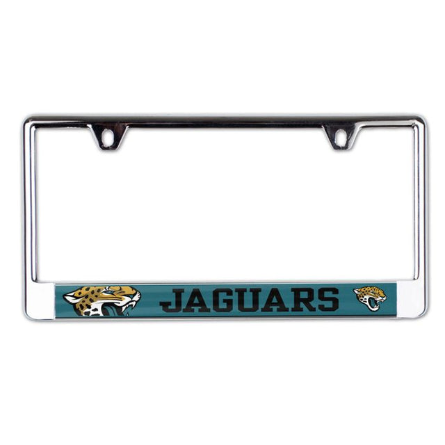 Jacksonville Jaguars MEGA Lic Plate Frame B/O Printed