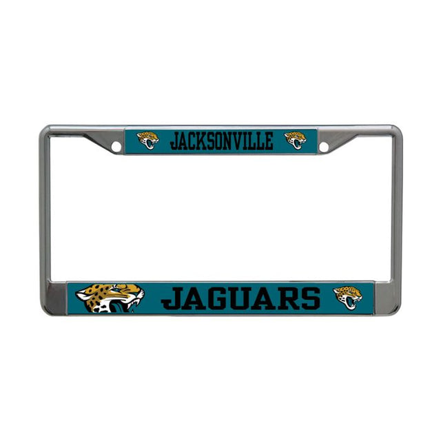 Jacksonville Jaguars MEGA Lic Plt Frame S/L Printed