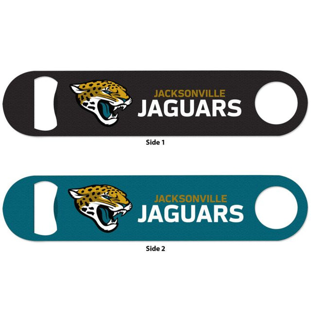 Abridor de botellas de metal de dos lados de los Jacksonville Jaguars