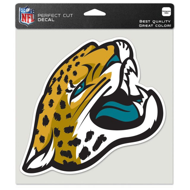 Calcomanía de color de corte perfecto de los Jacksonville Jaguars de 8" x 8"