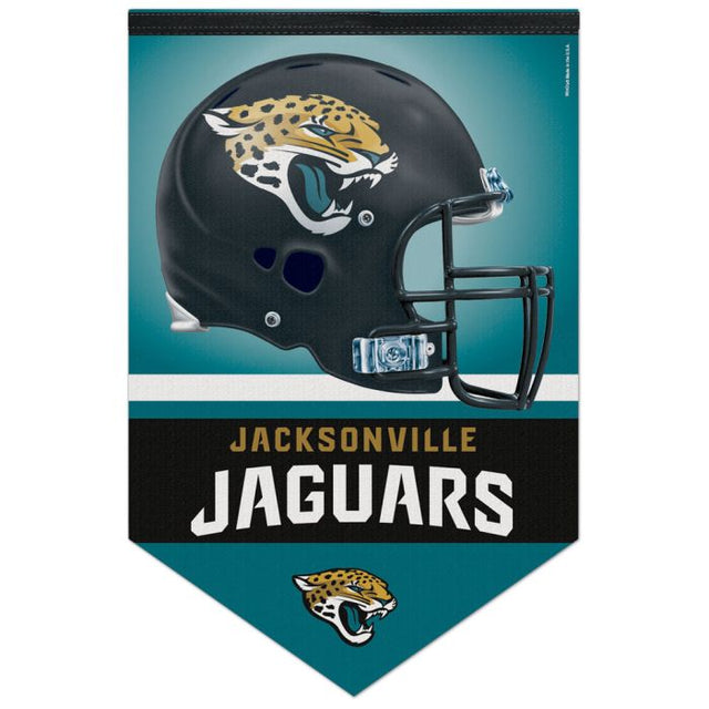 Banner de fieltro premium de los Jacksonville Jaguars de 17" x 26"