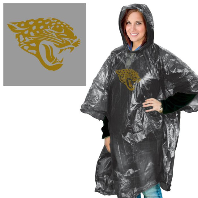 Poncho de lluvia de los Jacksonville Jaguars