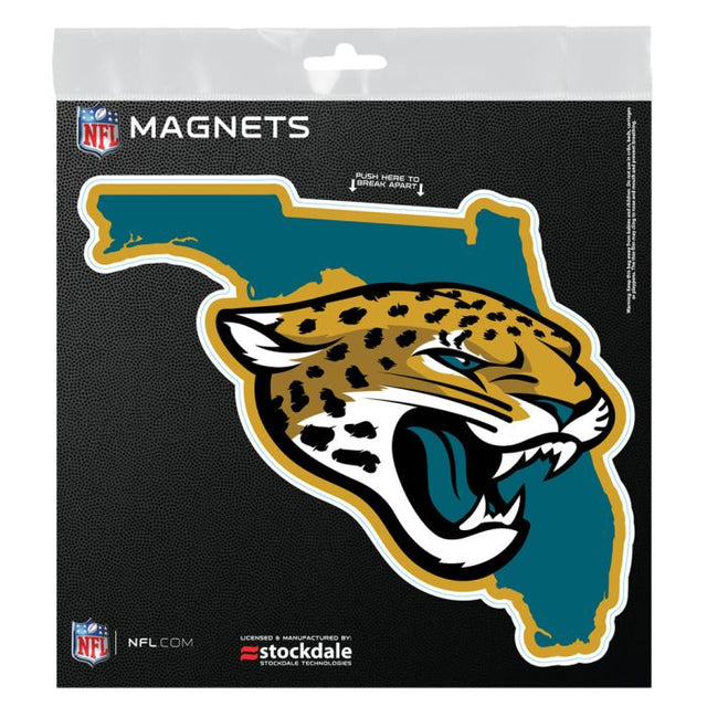 Imanes para exteriores del estado de Jacksonville Jaguars, 6" x 6"