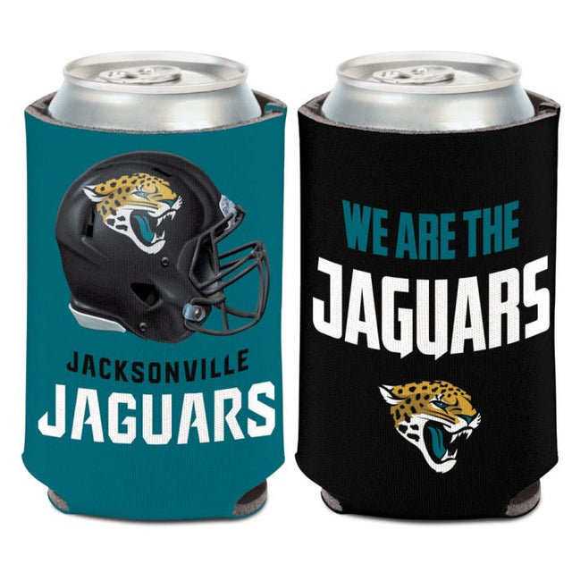 Enfriador de lata con eslogan de Jacksonville Jaguars, 12 oz.