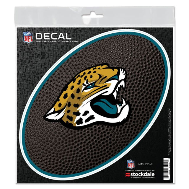 Calcomanía para todas las superficies TEAMBALL de Jacksonville Jaguars, 6" x 6"