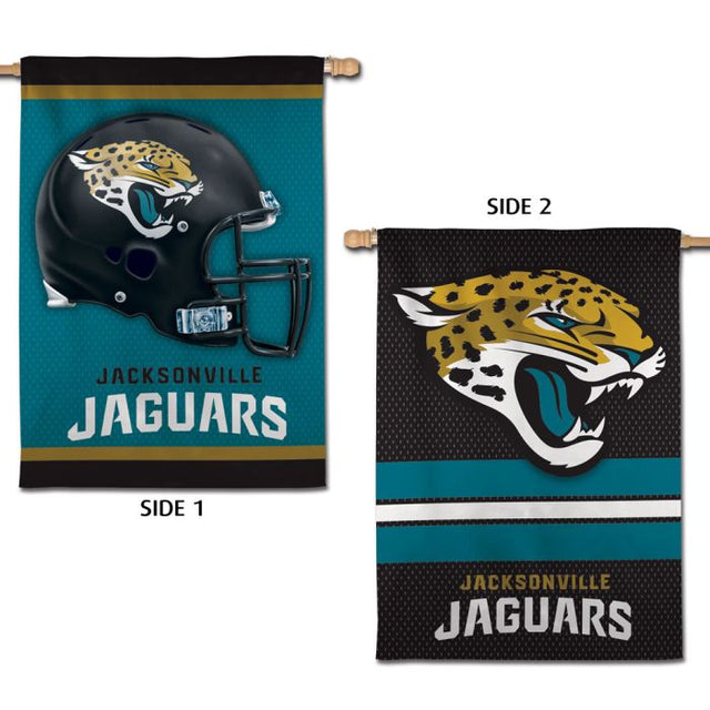 Bandera vertical de los Jacksonville Jaguars de 2 lados, 28" x 40"