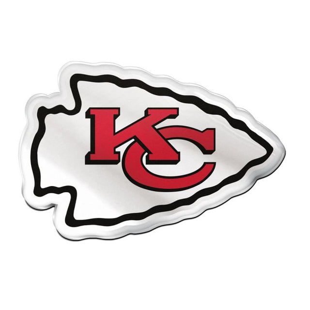 Emblema acrílico para automóvil de los Kansas City Chiefs